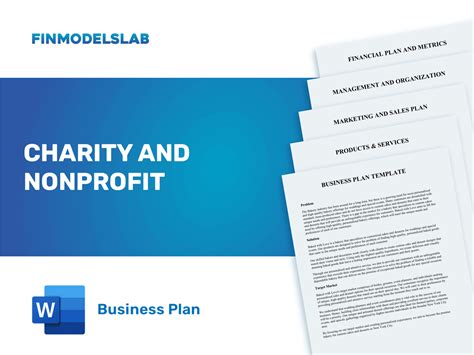 free charity business plan template uk.